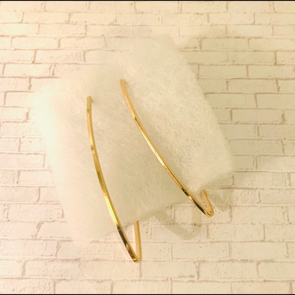 Free People, Gold Earrings, New - Picture 3 of 5